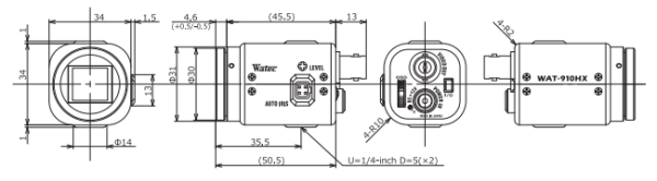WAT-910HX, NIR Sensitivity Camera
